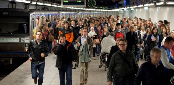 Metrostation Amsterdam Centraal