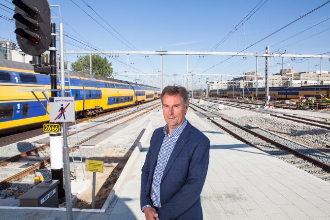 Everard van Rees, manager proefbedrijf Noord/Zuidlijn. Foto door Jorrit 't Hoen.